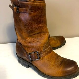 Frye engineer leather boots